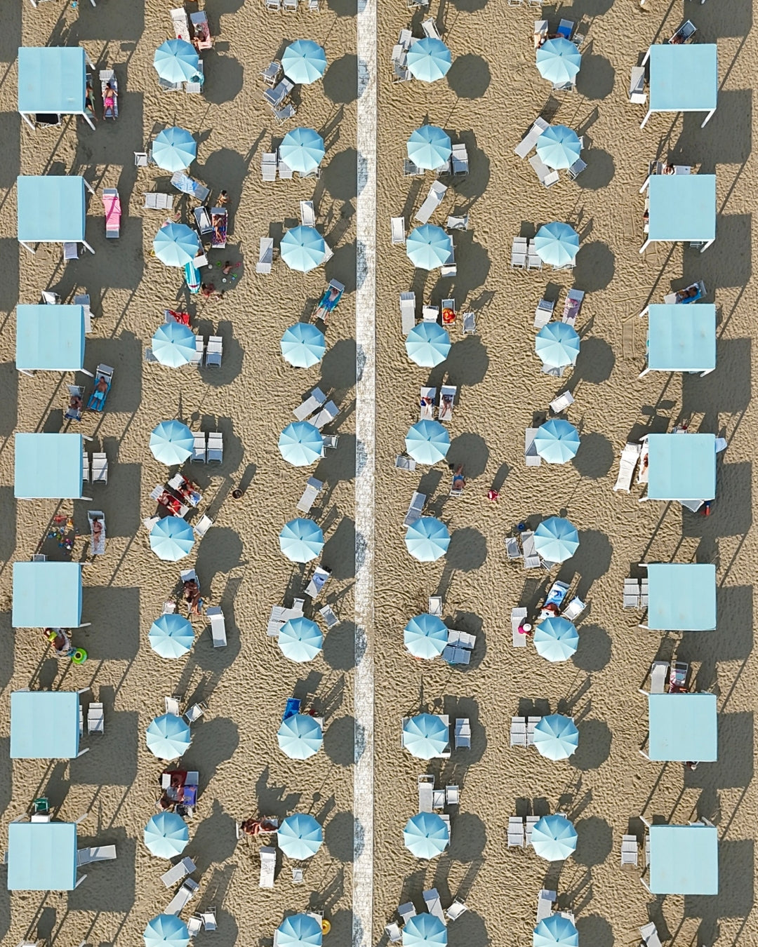 Forte dei Marmi Beach Umbrellas